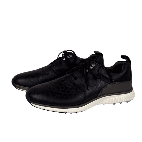 Johnston & Murphy Golf XC4 H2-Luxe Hybrid Saddle Black Men’s Shoes Size-8 EUC - Picture 4 of 14